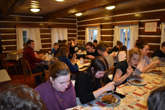Geokurz 2A 2021: první večeře