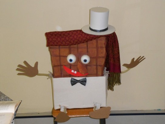 Pohár vědy 2016_Maskot týmu Vafle