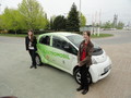 Během akce jsme mohly vyzkoušet jízdu elektromobilem Během akce jsme mohly vyzkoušet jízdu elektromobilem