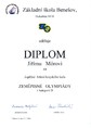 Diplom J. Móra z KK ZeO Diplom J. Móra z KK ZeO