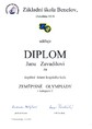 Diplom J. Zavadila z KK ZeO Diplom J. Zavadila z KK ZeO