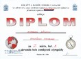 Diplom Michala Dömeho z kat. B Diplom Michala Dömeho z kat. B