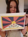 Ester Soulková - Vlajka pro Tibet Ester Soulková - Vlajka pro Tibet