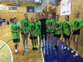 V okresním kole florbalu družstvo dívek našeho gymnázia obsadilo první místo.