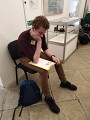 Jakub Furgalák řeší dobrovolný úkol - geologický hlavolam Jakub Furgalák řeší dobrovolný úkol - geologický hlavolam