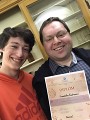 KK GeO 2019-František s diplomem KK GeO 2019-František s diplomem