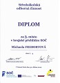 KK SOČ 2019 - Diplom Michaely Frebortové KK SOČ 2019 - Diplom Michaely Frebortové