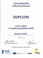 KK SOČ 2019 - Diplom Rafaela Smeta KK SOČ 2019 - Diplom Rafaela Smeta