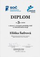 KK SOČ 2023-Diplom E. Šafrové KK SOČ 2023-Diplom E. Šafrové