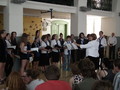 Koncert v aule školy