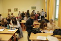 Místnost pro debatéry - v popředí A-team z Nymburka Místnost pro debatéry - v popředí A-team z Nymburka