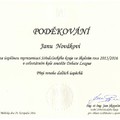 Ocenění žáků za reprezentaci Ocenění žáků za reprezentaci