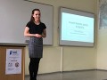 ŠK SOČ 2020-K. Ulrychová při obhajobě ŠK SOČ 2020-K. Ulrychová při obhajobě