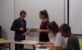 Tadeáš Brablc během tzv. křížových otázek Tadeáš Brablc během tzv. křížových otázek