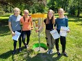 Úspěch dívčího týmu na okresním přeboru v discgolfu základních škol