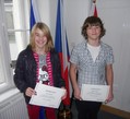 Studenti David Noll a Agáta Čechová vyhlášeni úspěšnými sportovci Středočeského kraje!